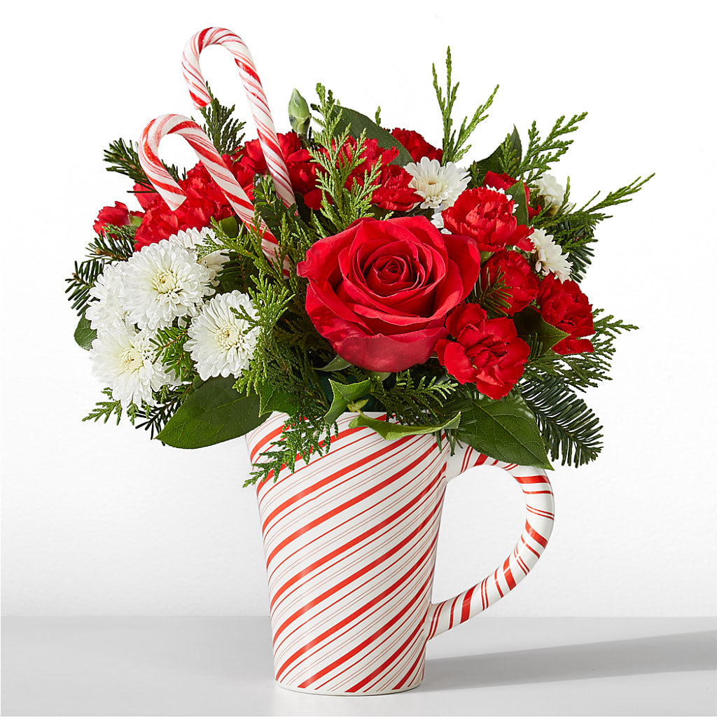 Peppermint Swirl Mug – Sugardoll Florist, New York NY