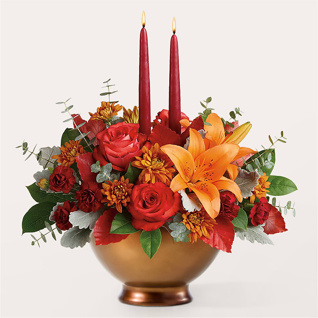 Fruits of Fall Centerpiece – Sugardoll Florist, New York NY