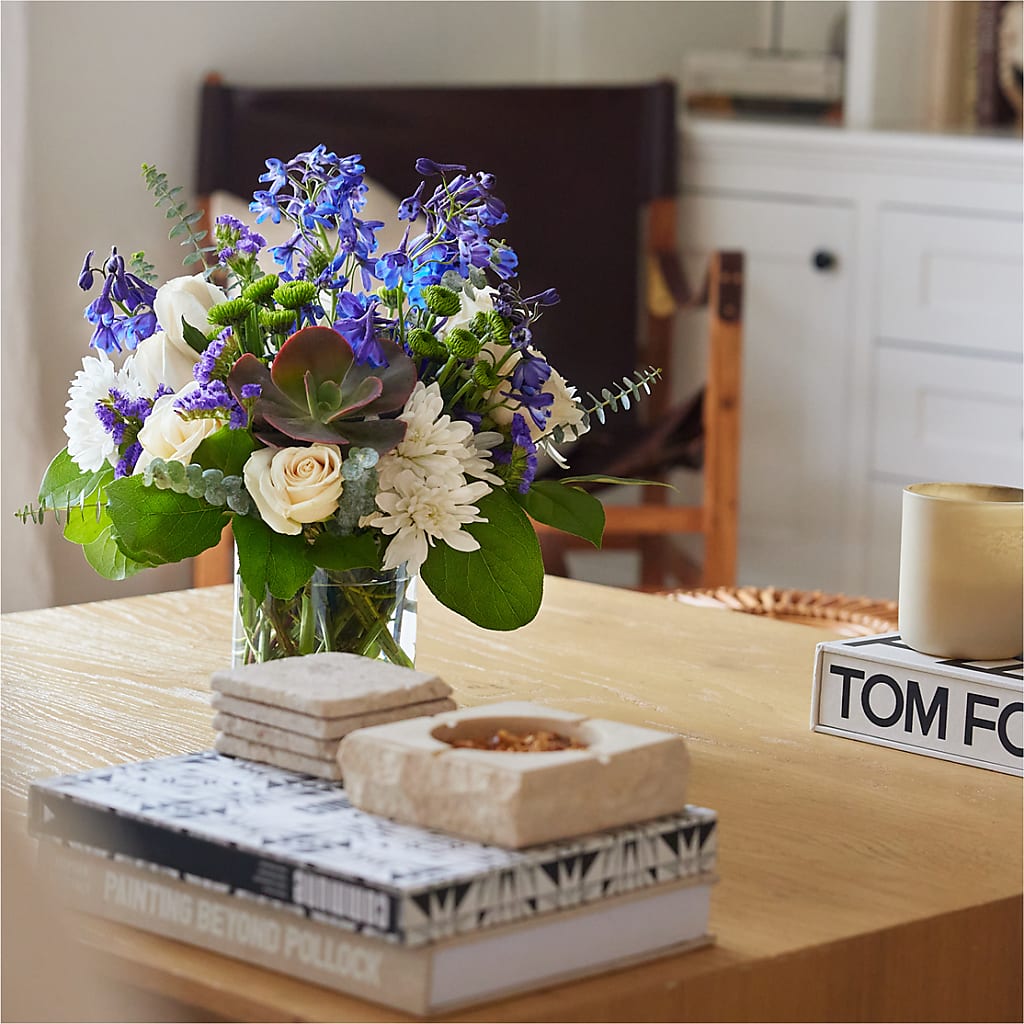 Cerulean Waves Bouquet – Sugardoll Florist, New York NY