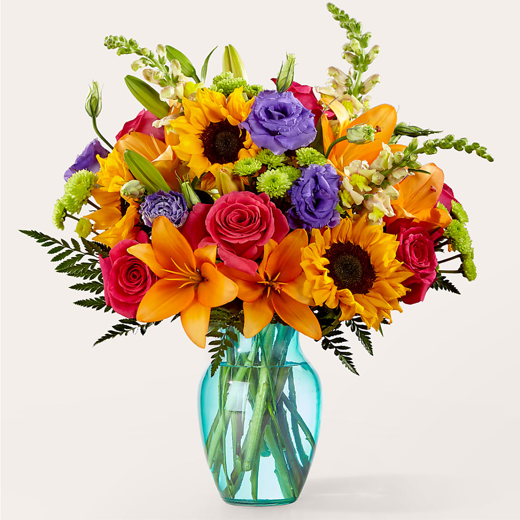 Double Rainbow Bouquet – Sugardoll Florist, New York NY