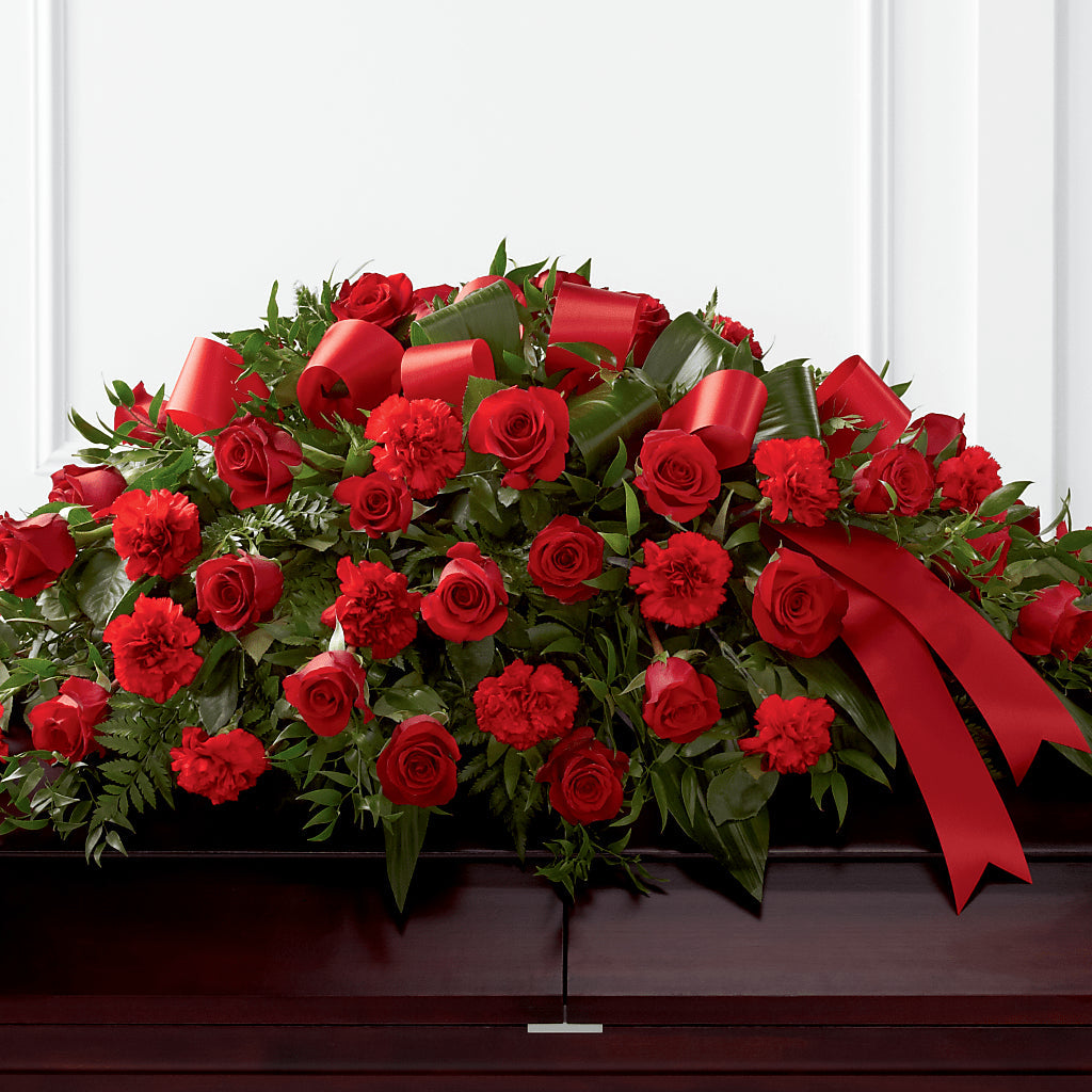 Tribute of Life Casket Spray – Sugardoll Florist, New York NY