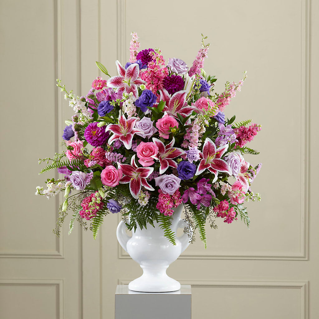 Peaceful Tribute Arrangement – Sugardoll Florist, New York NY