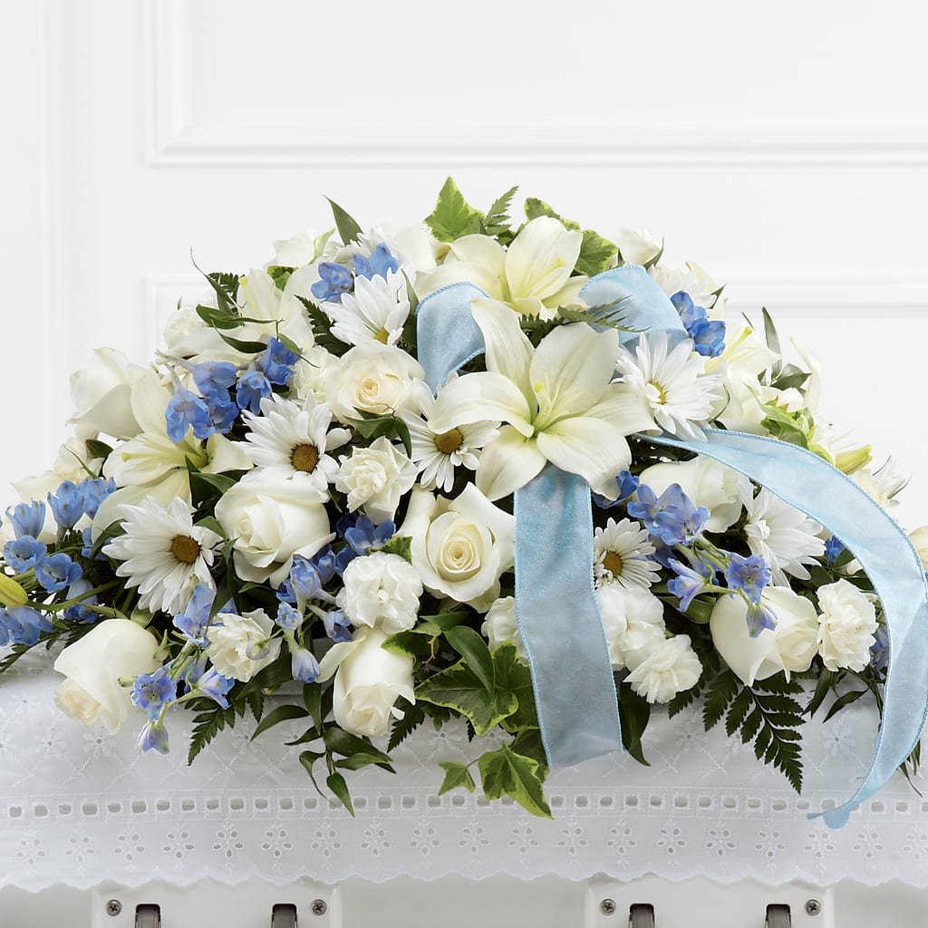 Tender Treasure Casket Spray – Sugardoll Florist, New York NY