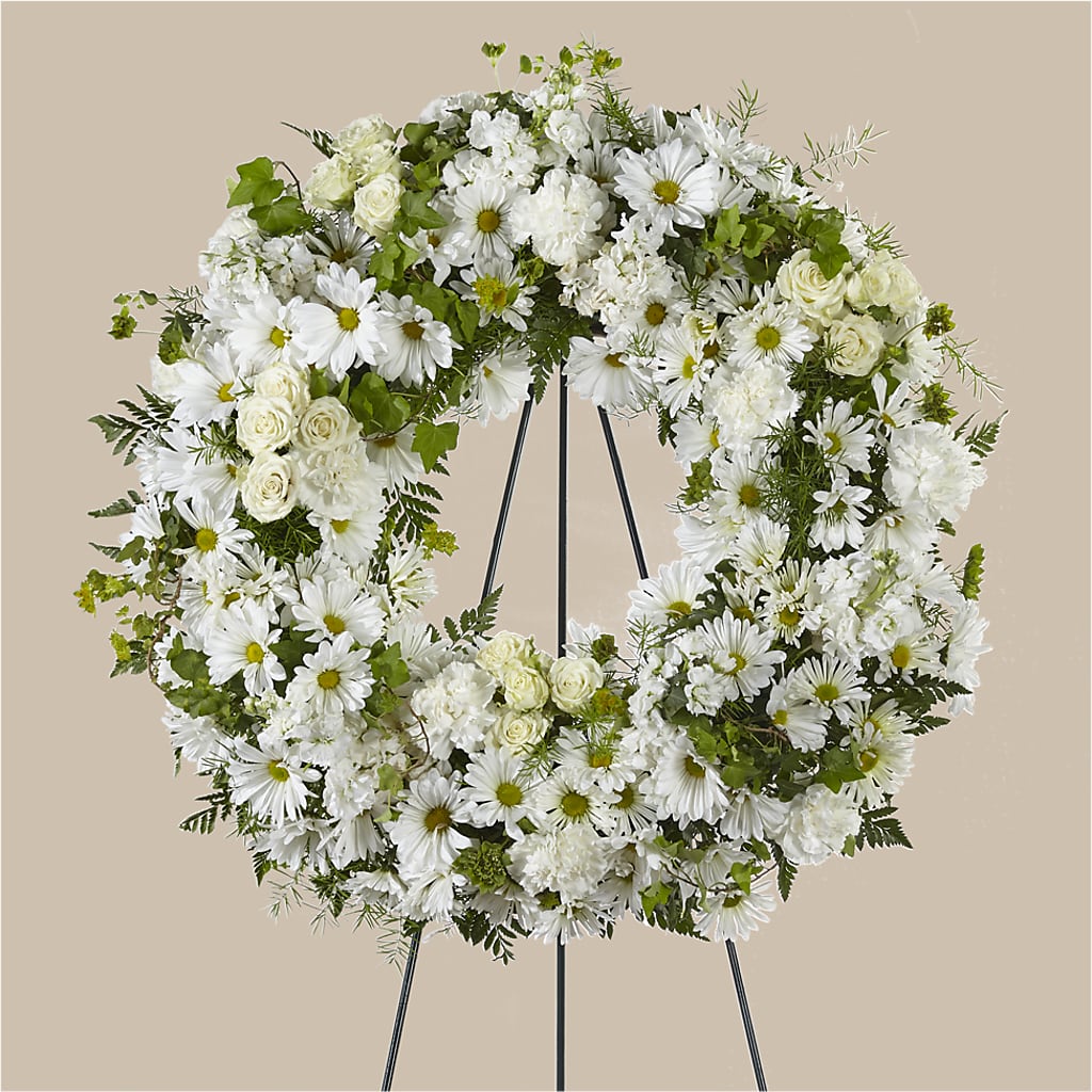 Faithful Wishes Wreath – Sugardoll Florist, New York NY