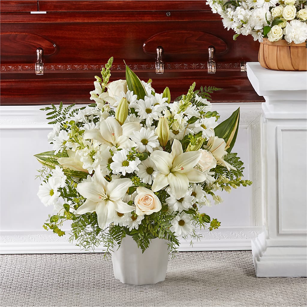 Thoughts of Tranquility Floor Basket – Sugardoll Florist, New York NY