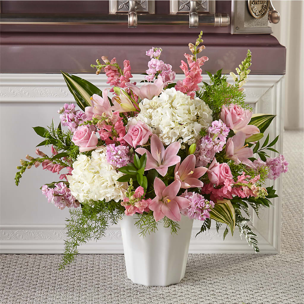 Simply Serene Floor Basket – Sugardoll Florist, New York NY