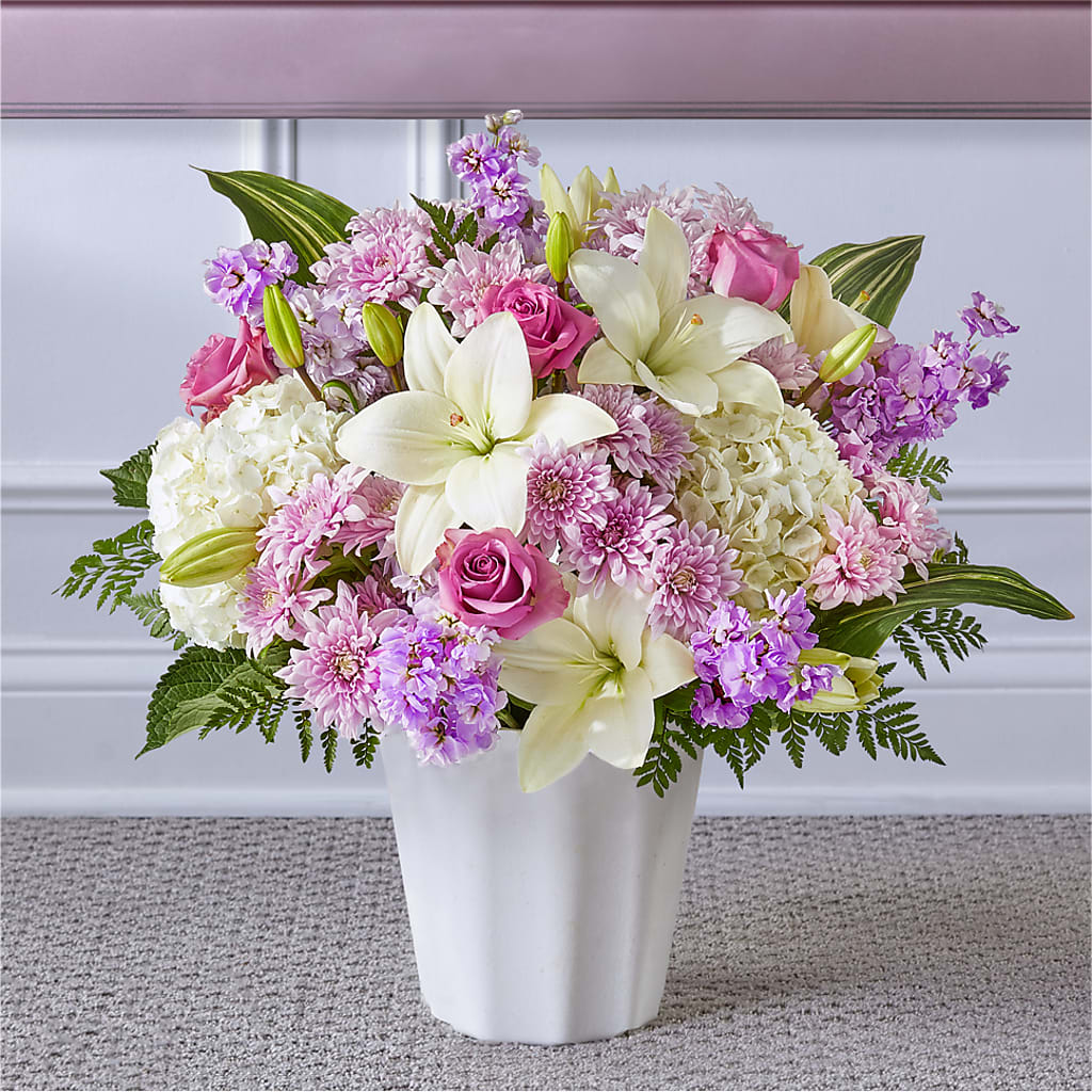 Heaven Sent Floor Basket – Sugardoll Florist, New York NY