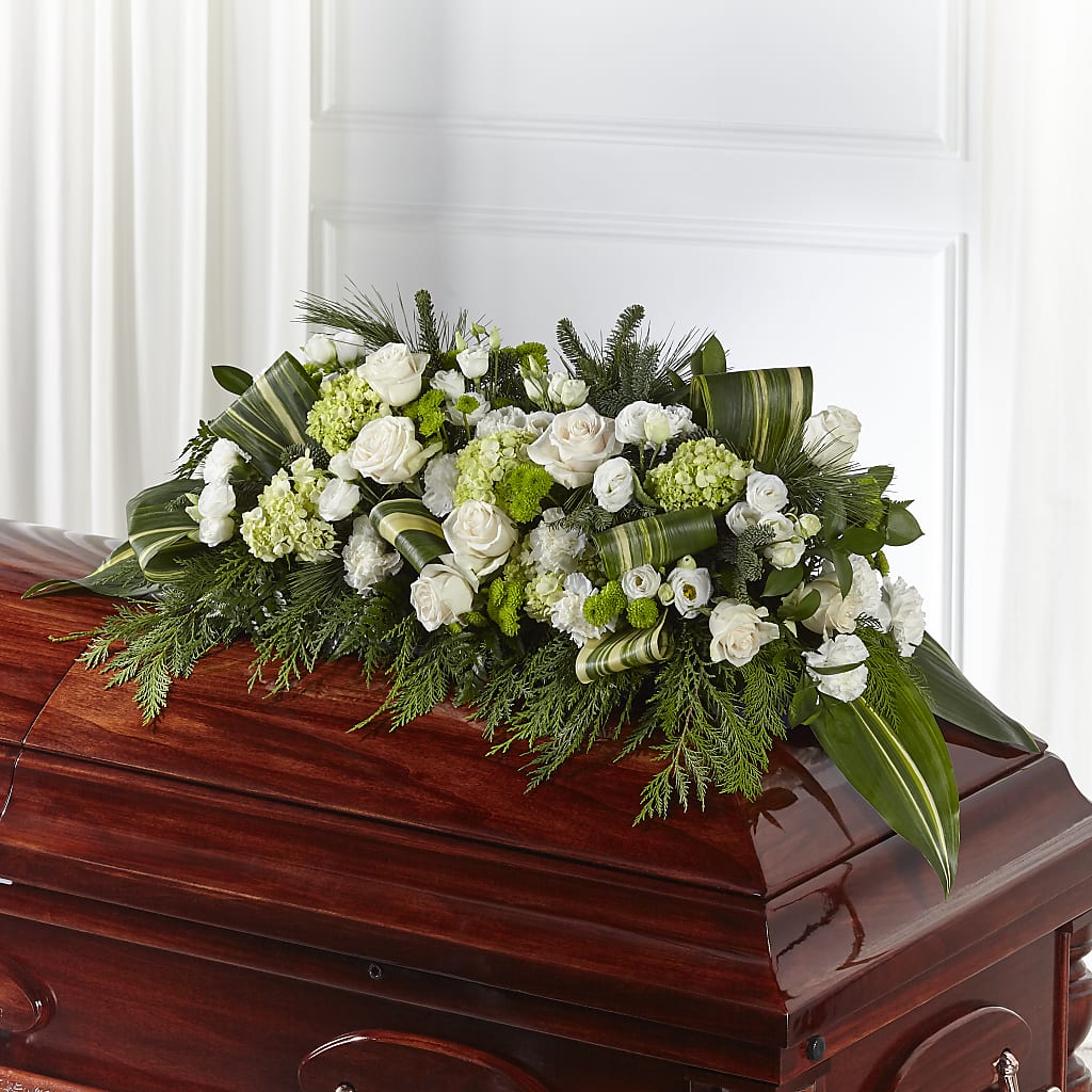 Hopeful Gesture Casket Spray – Sugardoll Florist, New York NY