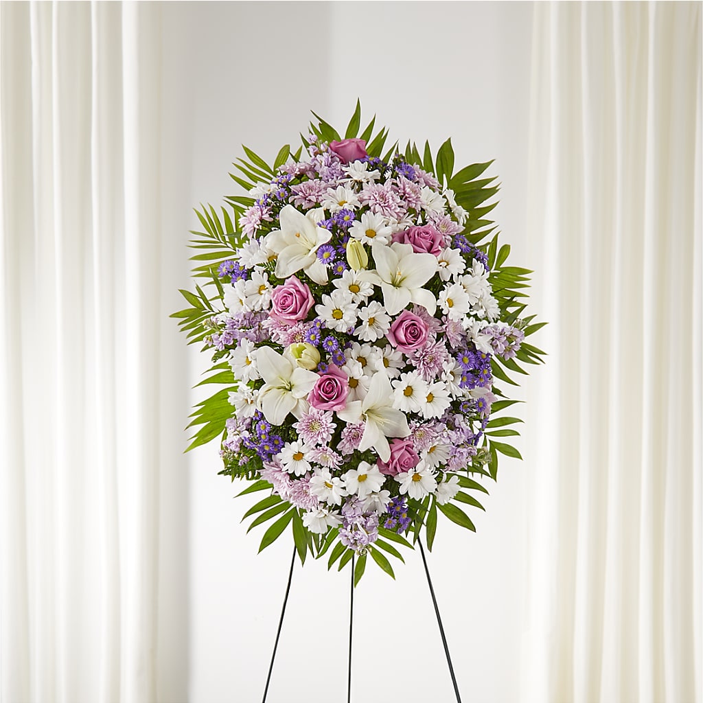 Surrounded by Love Standing Spray – Sugardoll Florist, New York NY