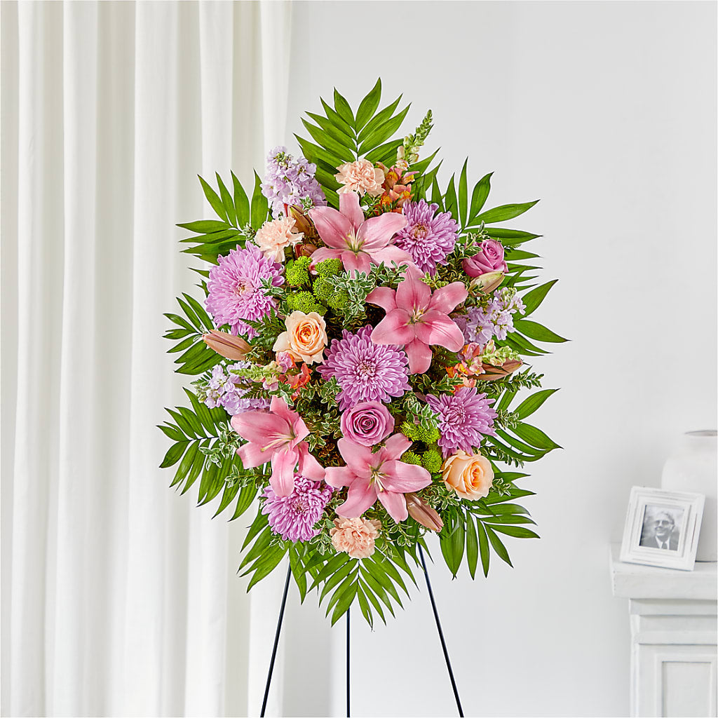 Love & Light Standing Spray – Sugardoll Florist, New York NY