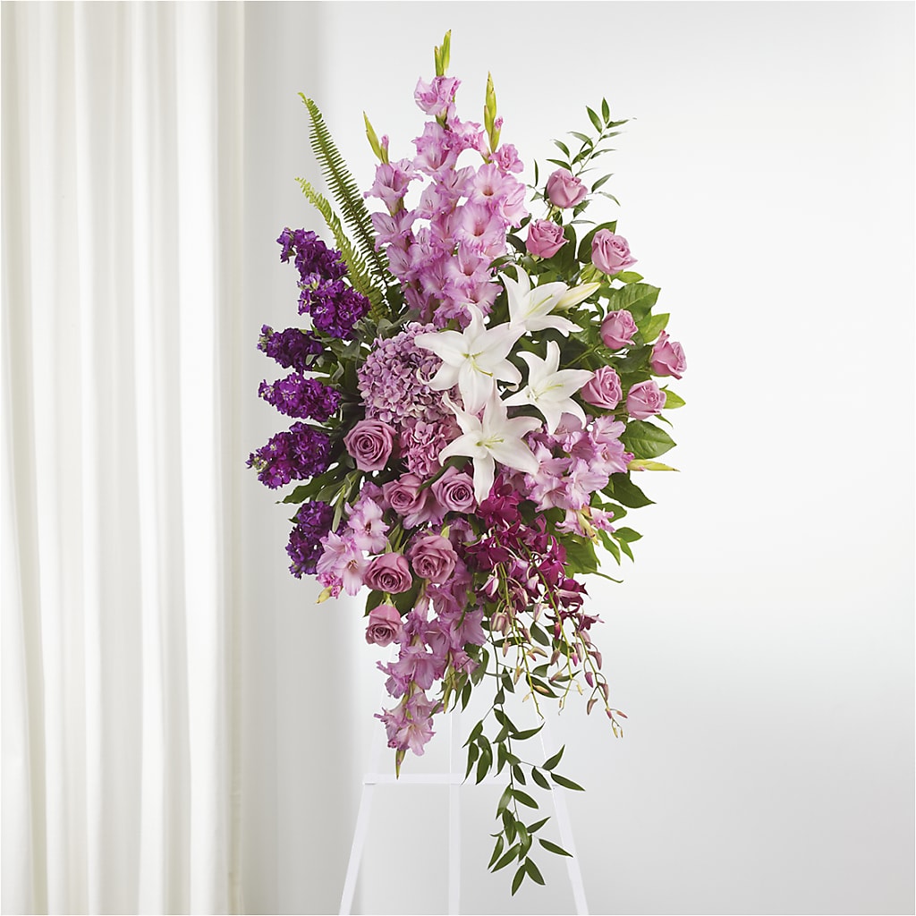 Never Alone Standing Spray – Sugardoll Florist, New York NY