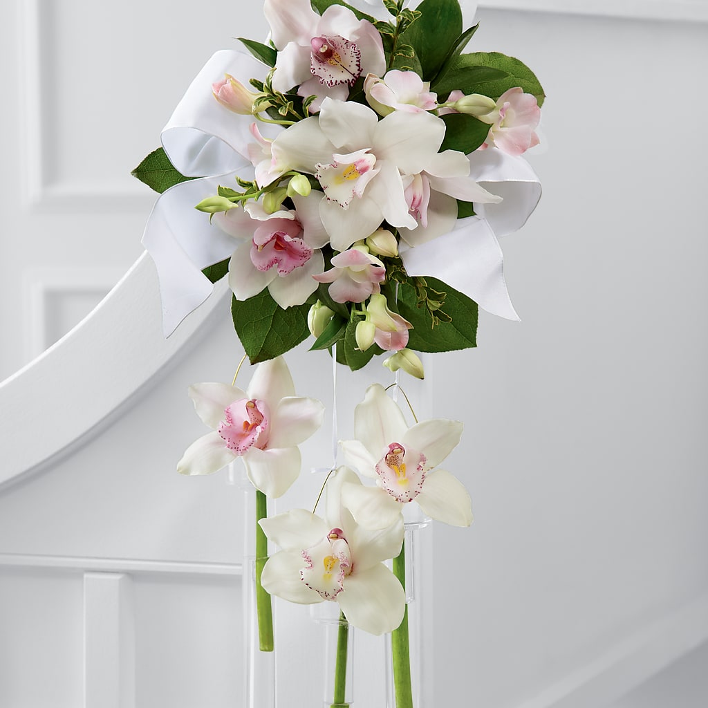 Perfect Entrance Pew Arrangement – Sugardoll Florist, New York NY
