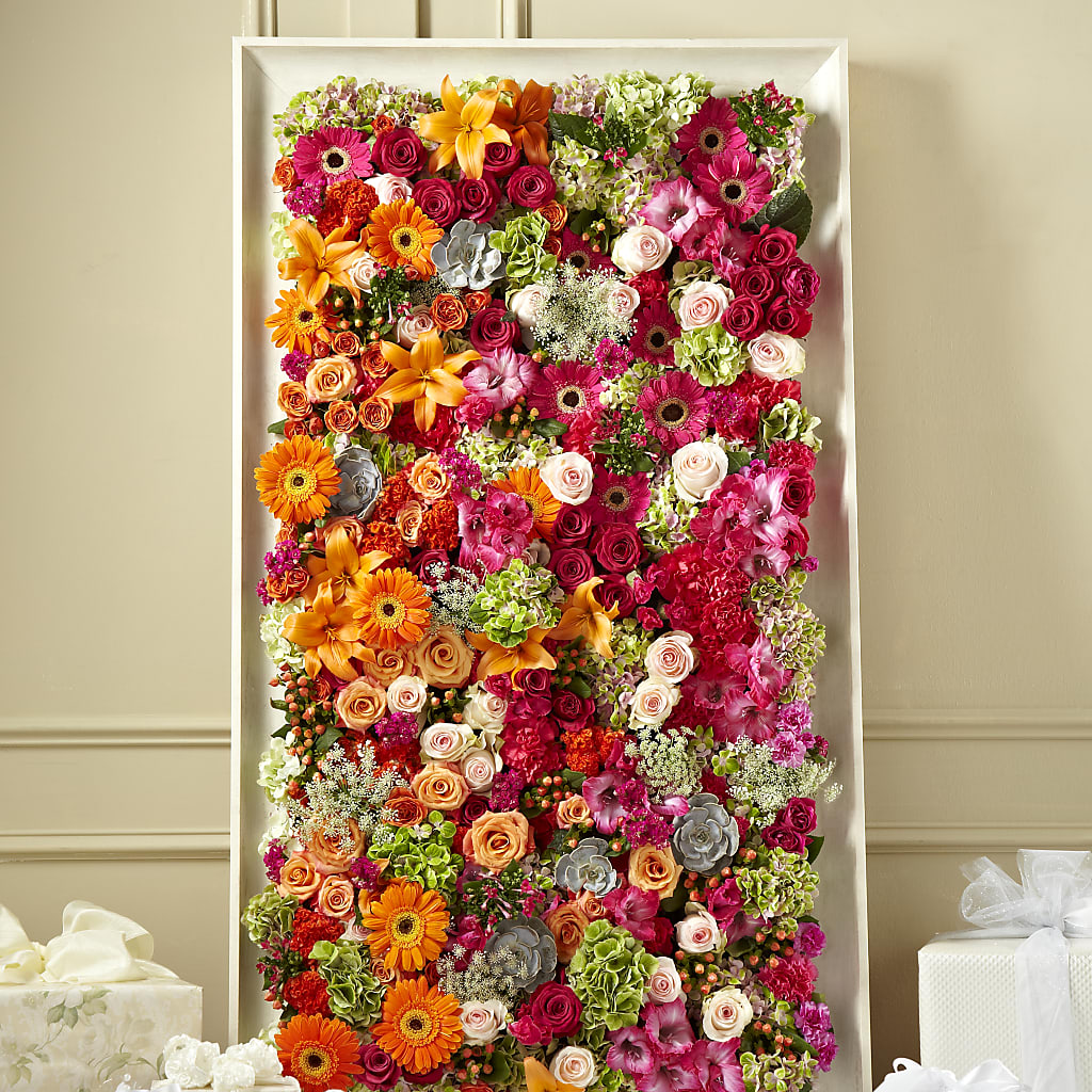 Fresh Picked Floral Wall – Sugardoll Florist, New York NY