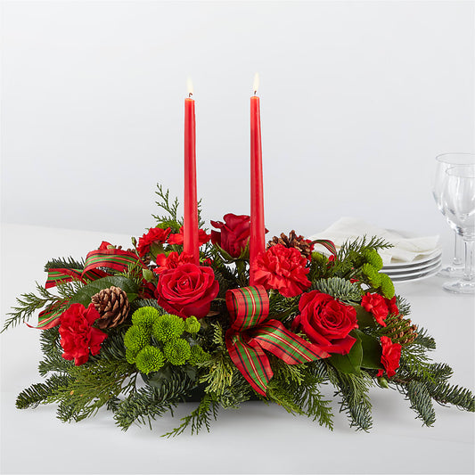 By the Candlelight Centerpiece –  Sugardoll Florist, New York NY
