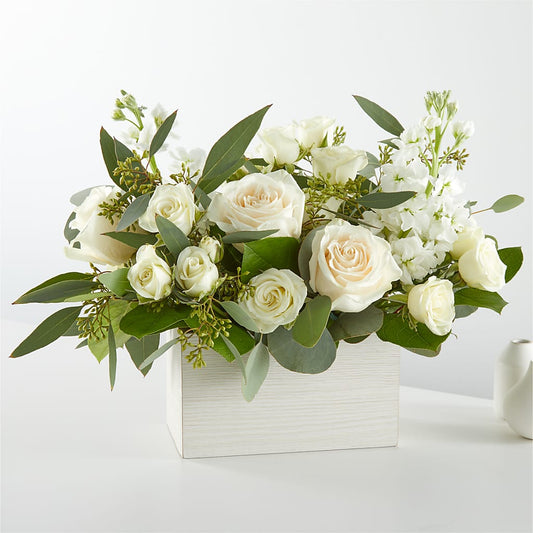 Fresh Linen Box Bouquet –  Sugardoll Florist, New York NY