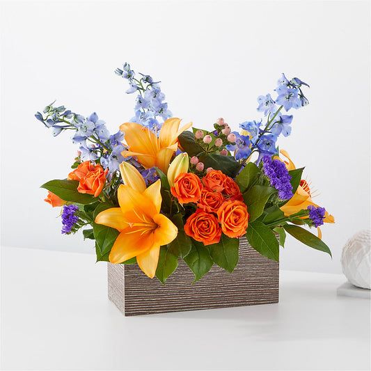 Radiant Citrus Box Bouquet –  Sugardoll Florist, New York NY