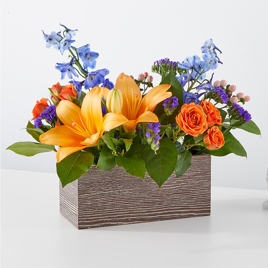 Radiant Citrus Box Bouquet –  Sugardoll Florist, New York NY