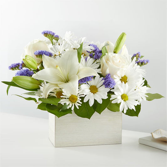 Beyond Blue Box Bouquet –  Sugardoll Florist, New York NY