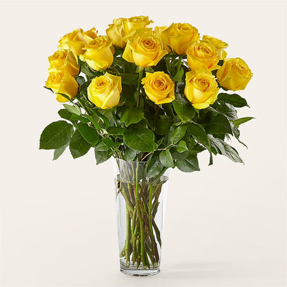 Long Stem Yellow Rose Bouquet –  Sugardoll Florist, New York NY