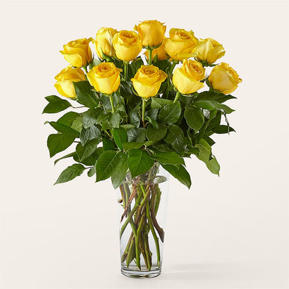 Long Stem Yellow Rose Bouquet –  Sugardoll Florist, New York NY