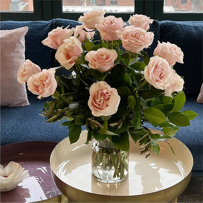 Long Stem Pink Rose Bouquet –  Sugardoll Florist, New York NY