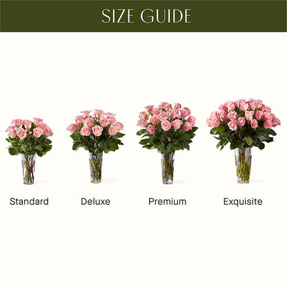 Long Stem Pink Rose Bouquet –  Sugardoll Florist, New York NY