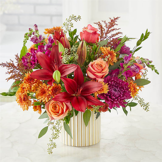 Burgundy Landscape Bouquet –  Sugardoll Florist, New York NY