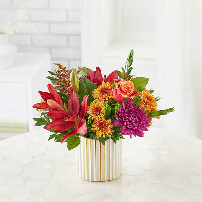 Burgundy Landscape Bouquet –  Sugardoll Florist, New York NY