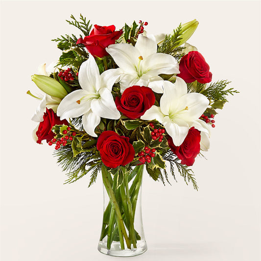 Sparkling Snowflakes Bouquet –  Sugardoll Florist, New York NY