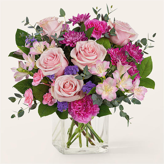 Rosy Radiance Bouquet –  Sugardoll Florist, New York NY