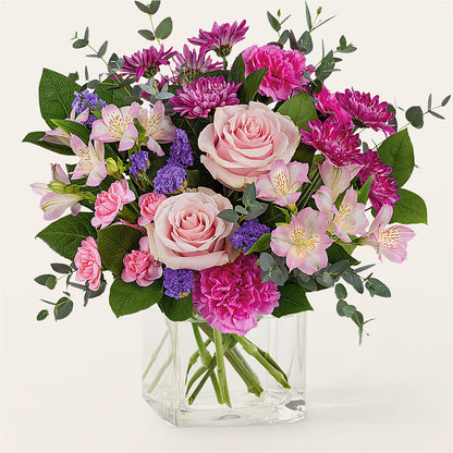 Rosy Radiance Bouquet –  Sugardoll Florist, New York NY