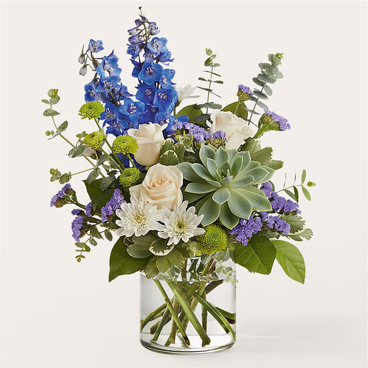 Cerulean Waves Bouquet –  Sugardoll Florist, New York NY