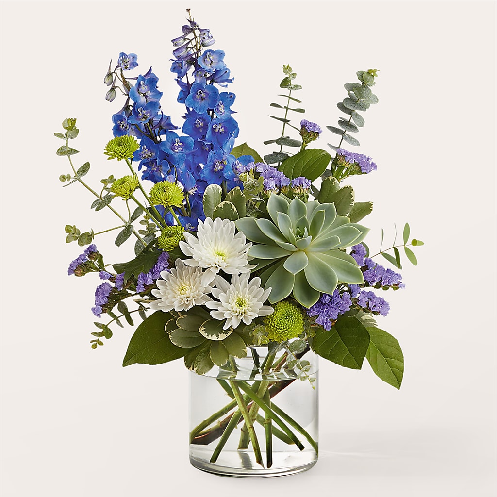 Cerulean Waves Bouquet –  Sugardoll Florist, New York NY