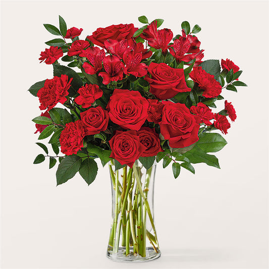 Brilliant Ruby Bouquet –  Sugardoll Florist, New York NY