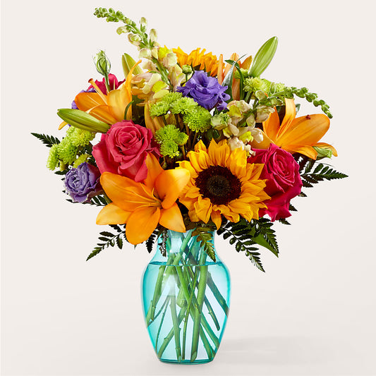 Double Rainbow Bouquet –  Sugardoll Florist, New York NY
