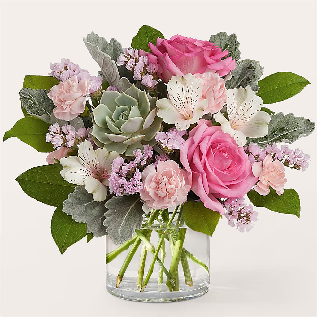 Dusty Rose Bouquet –  Sugardoll Florist, New York NY