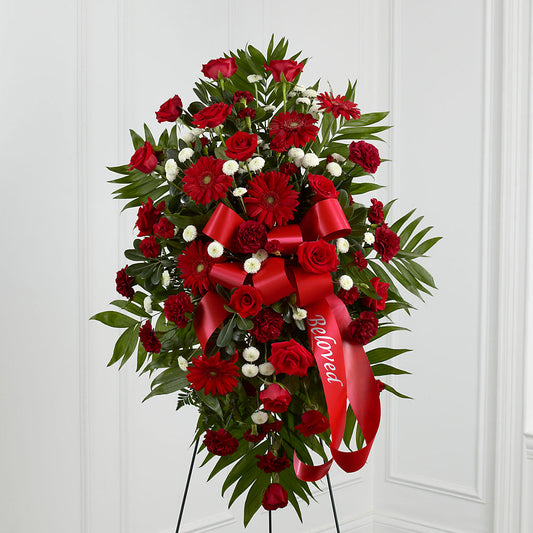 Treasured Memories Standing Spray –  Sugardoll Florist, New York NY