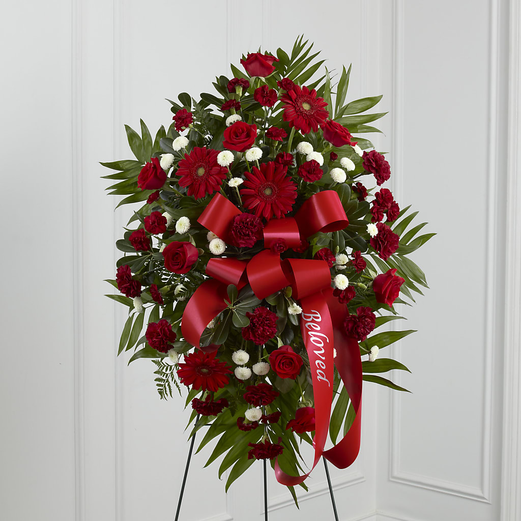 Treasured Memories Standing Spray –  Sugardoll Florist, New York NY