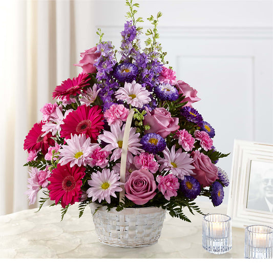 Pastel Peace Basket –  Sugardoll Florist, New York NY