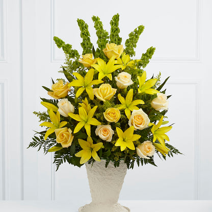 Golden Memories Arrangement –  Sugardoll Florist, New York NY