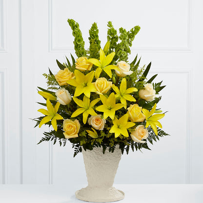 Golden Memories Arrangement –  Sugardoll Florist, New York NY