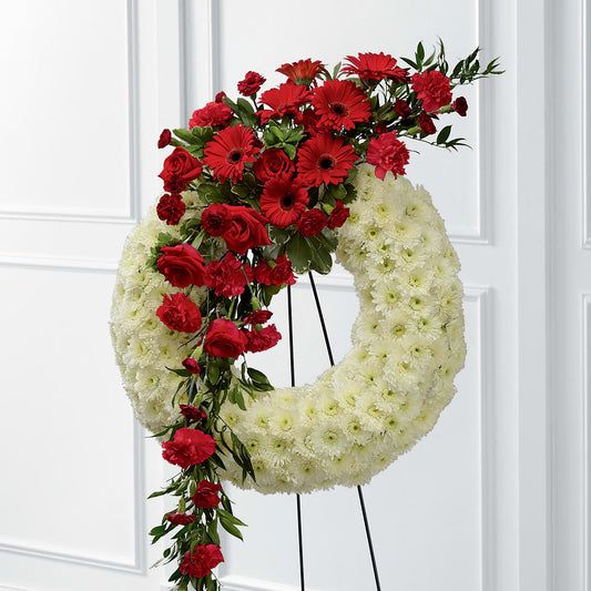 Graceful Tribute Wreath –  Sugardoll Florist, New York NY