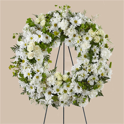 Faithful Wishes Wreath –  Sugardoll Florist, New York NY