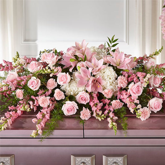 Life & Remembrance Casket Spray –  Sugardoll Florist, New York NY