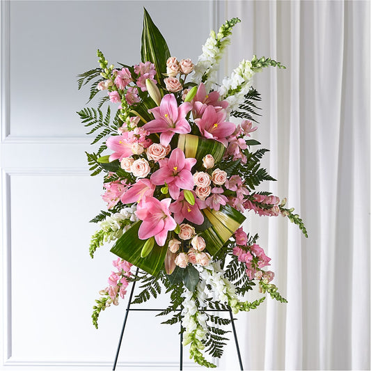 Elegant Embrace Standing Spray –  Sugardoll Florist, New York NY