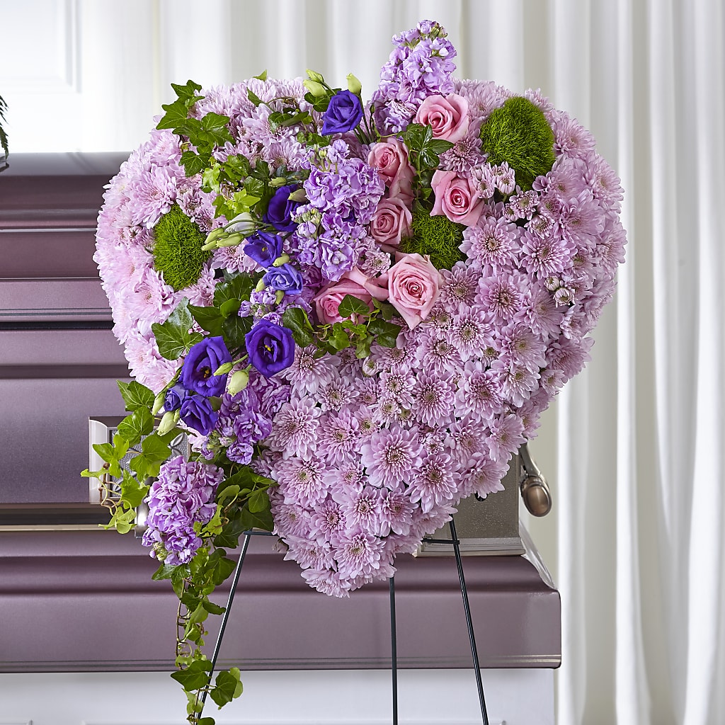 Treasured Love Standing Heart –  Sugardoll Florist, New York NY