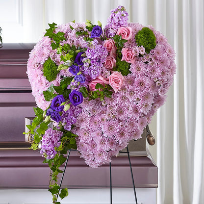Treasured Love Standing Heart –  Sugardoll Florist, New York NY