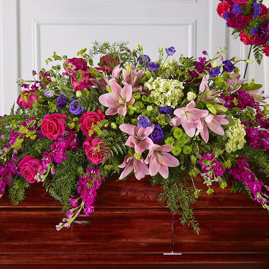 Radiant Tribute Casket Spray –  Sugardoll Florist, New York NY