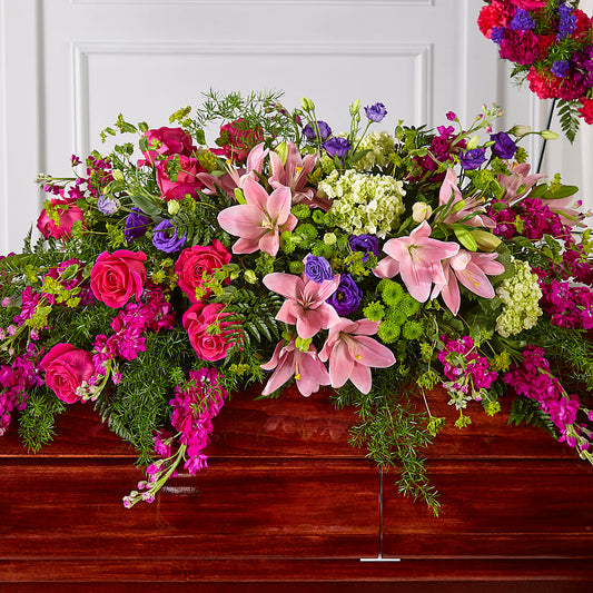 Radiant Tribute Casket Spray –  Sugardoll Florist, New York NY