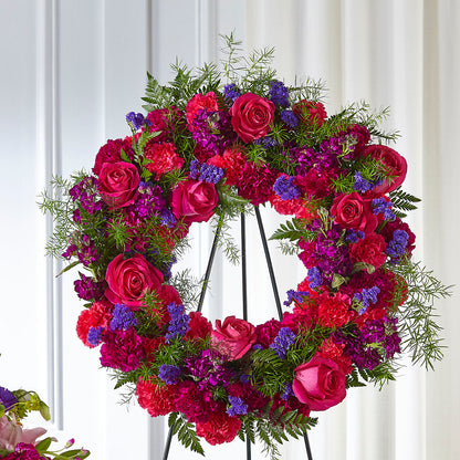 Calming Colors Wreath –  Sugardoll Florist, New York NY